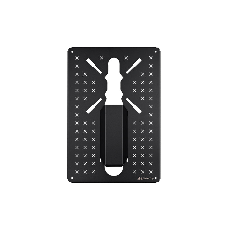 ShineTrip 05 Series Black Mist Modular Integrated Camping Kitchen Table (Star Cutout Panel for Camping Stove)
