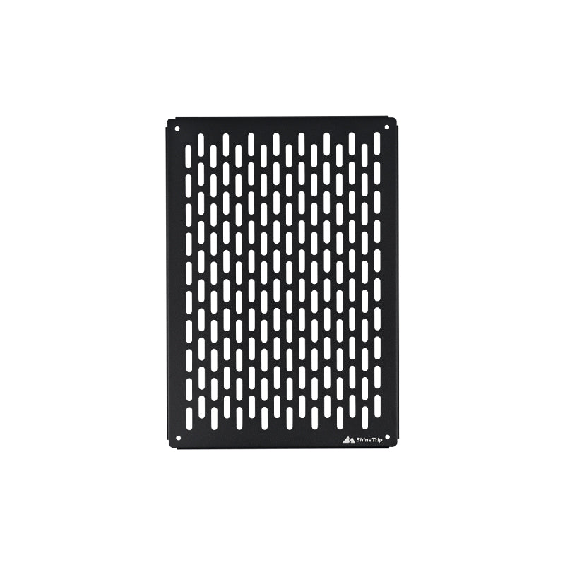 ShineTrip 05 Series Black Mist Modular Integrated Camping Kitchen Table (Capsule Cutout Panel)