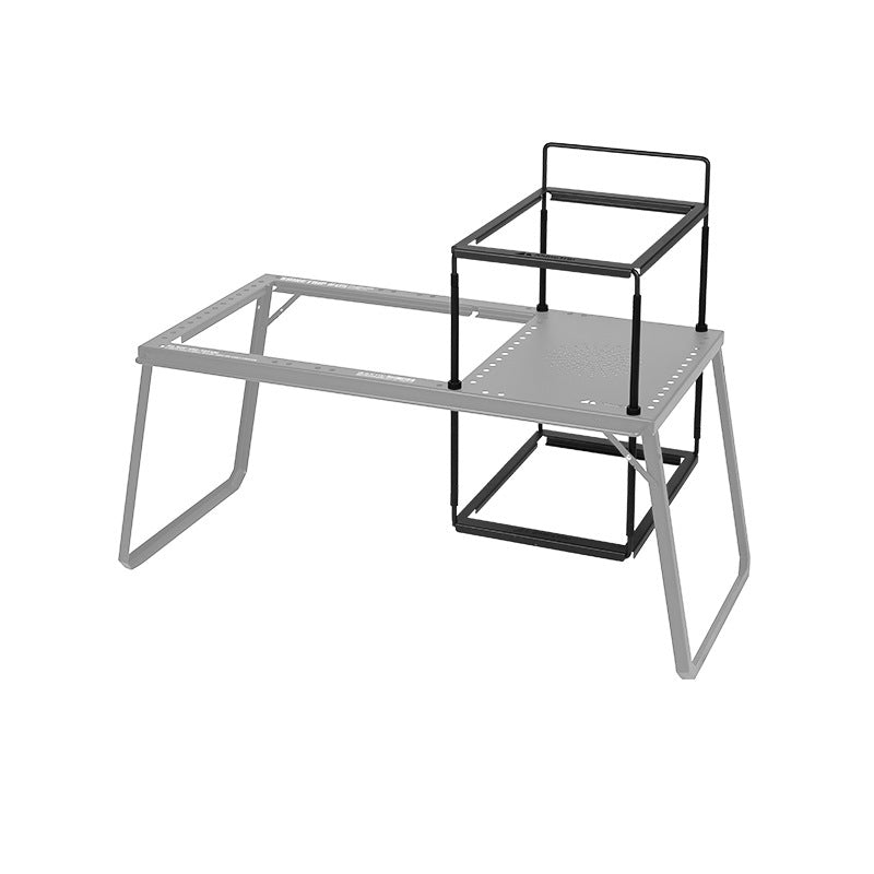 ShineTrip IGT 05 Series Black Mist Vertical Double Shelving for Modular Integrated Camping Kitchen Table